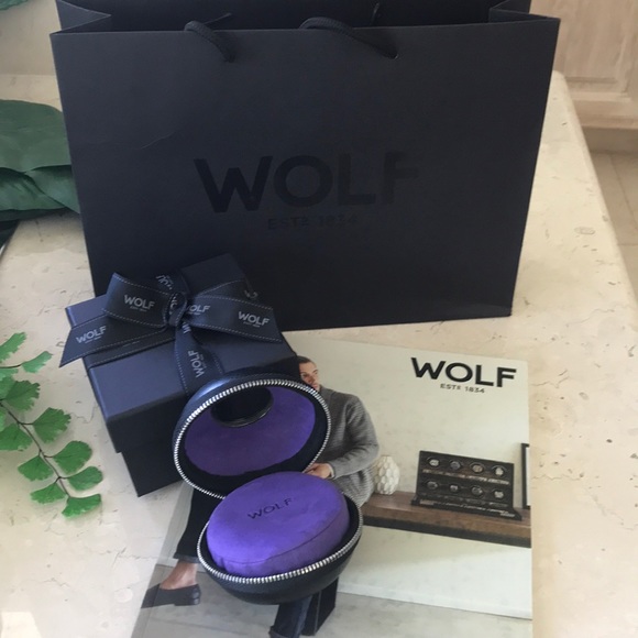 WOLF Fine watch/Bracelet travel Case - Picture 1 of 7